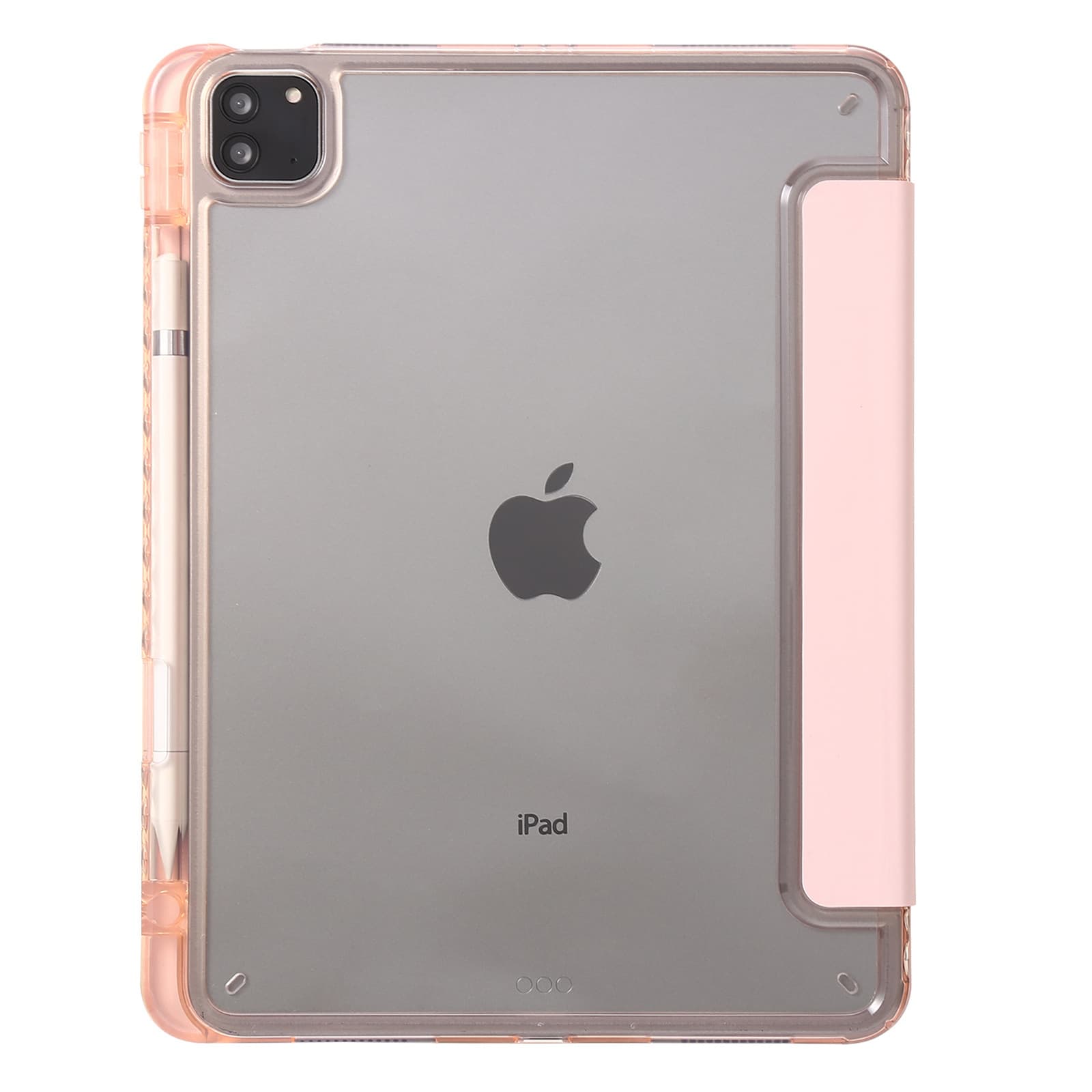 ipadカバー 透明背面設計手帳型平板保護ケース