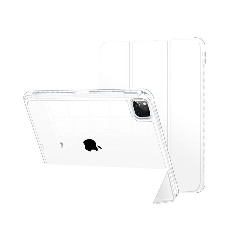 ipadカバー 透明多角度調整型タブレット保護カバー