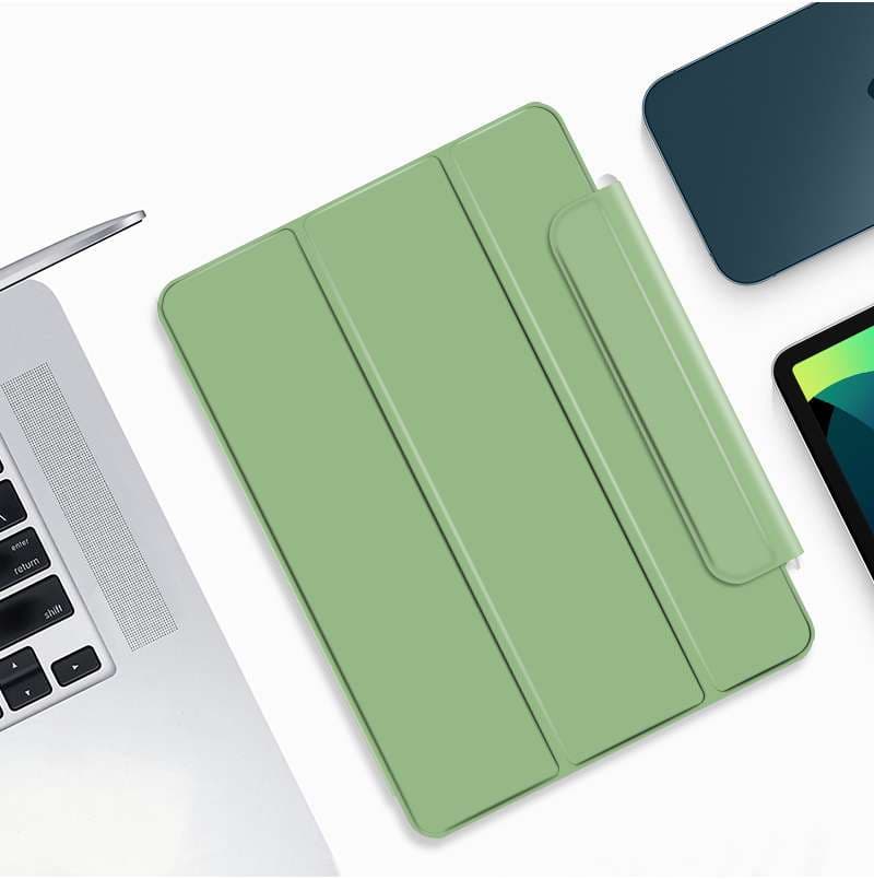 iPadケース 磁石でぴたっと装着 二つ折り保護カバー