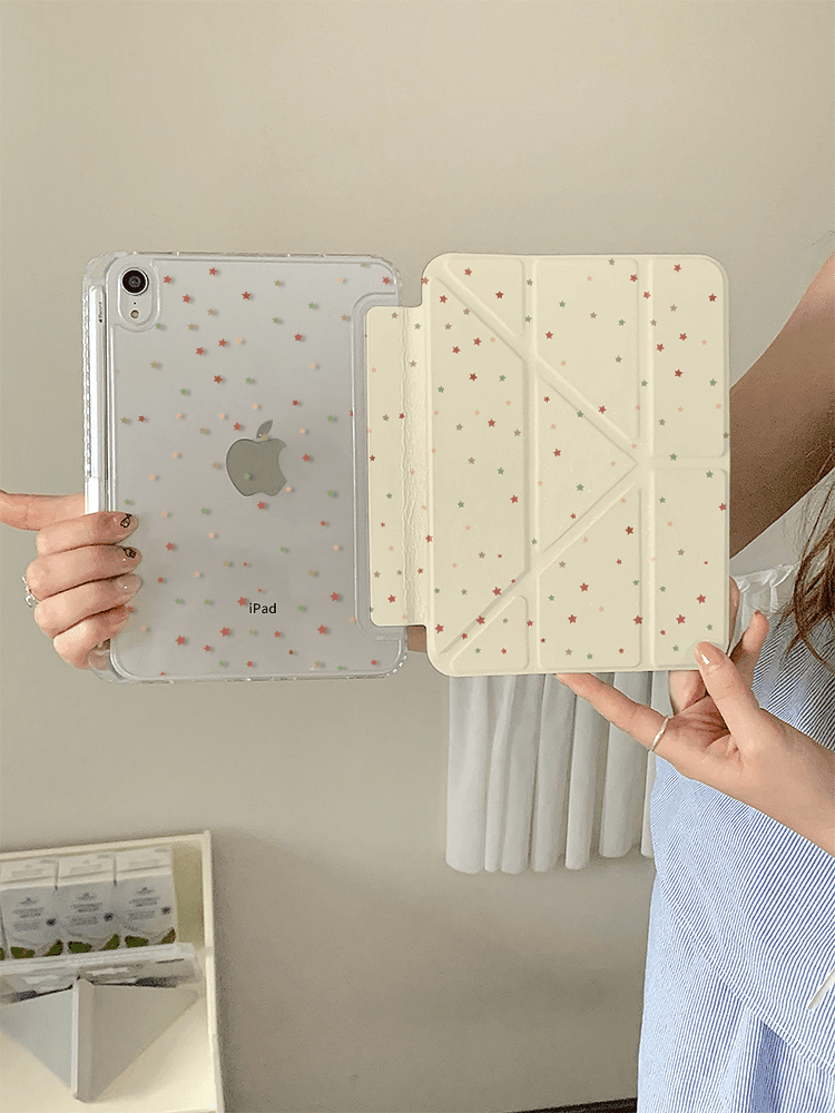 ipadカバー 星空きらめき 折り畳み式保護ケース