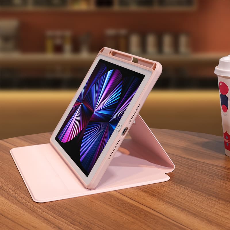 ipadカバー 透明背面スタンド付き保護ケース