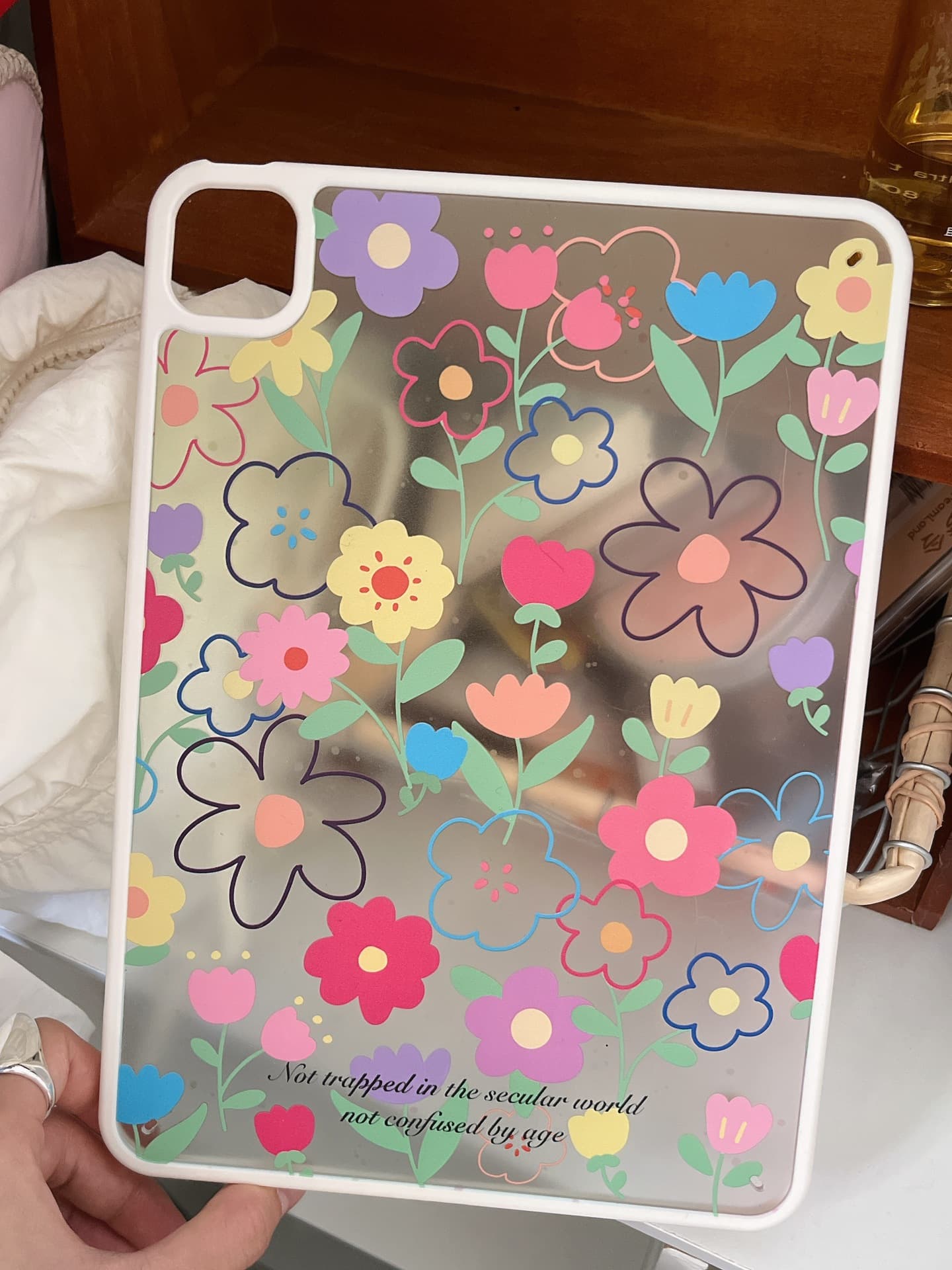 ipadカバー 花園デザイン 保護カバー