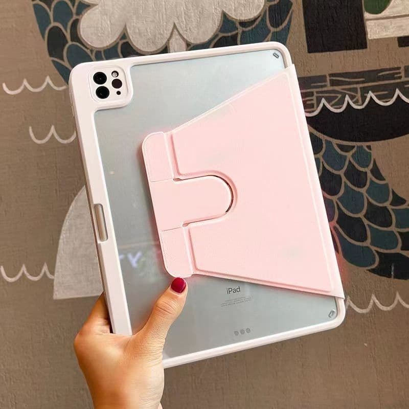 ipadカバー スタンド機能付き多角度調整ケース