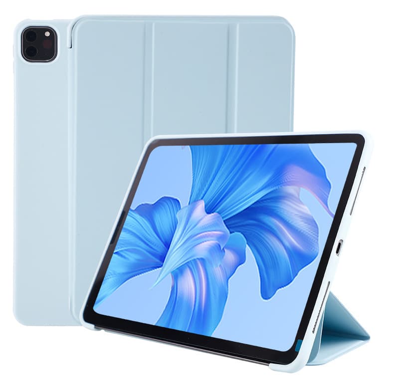 動画視聴やタイピング対応三つ折りスタンド機能付き ipad pro保護カバーケース