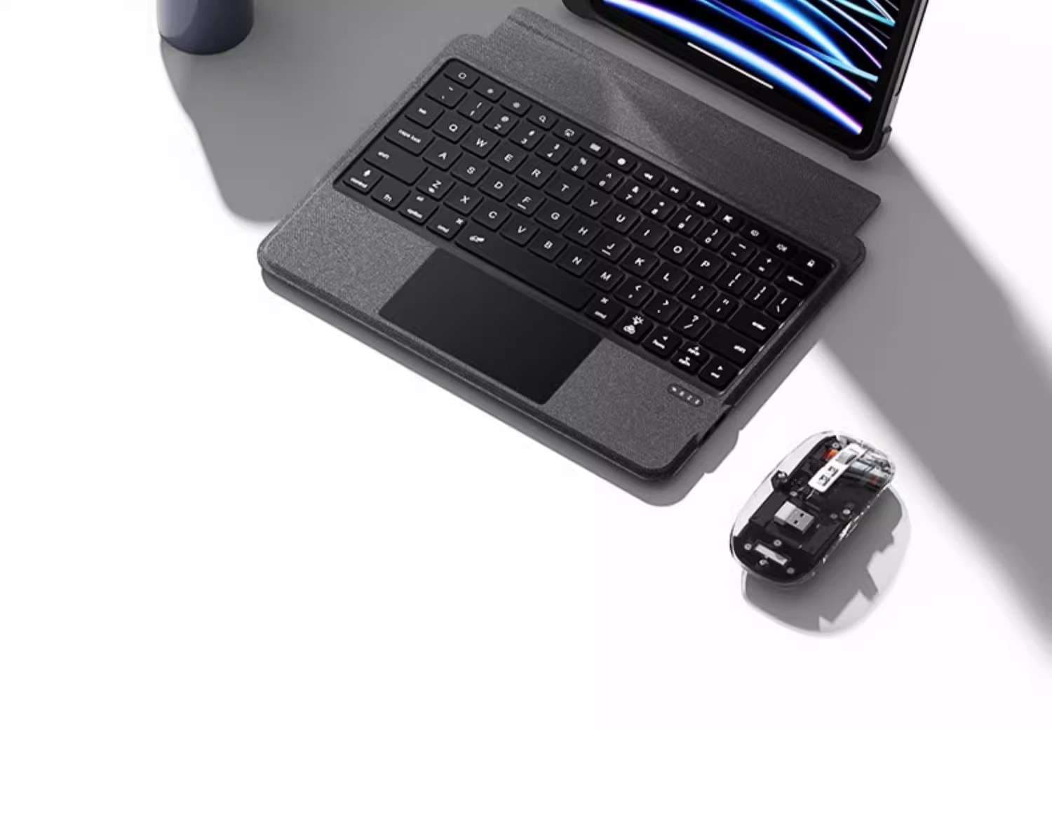 iPadケース 薄型キーボード付きiPad Airケース