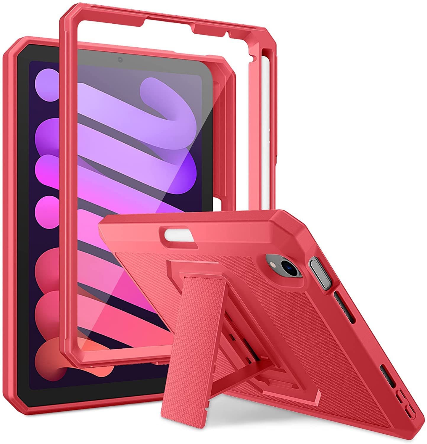 ipadカバー 全方位保護 防水スタンド機能付きケース