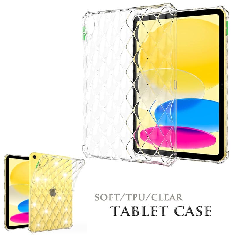 ipadカバー アイパッド第10世代用透明ソフトケース10.9インチ耐衝撃カバー