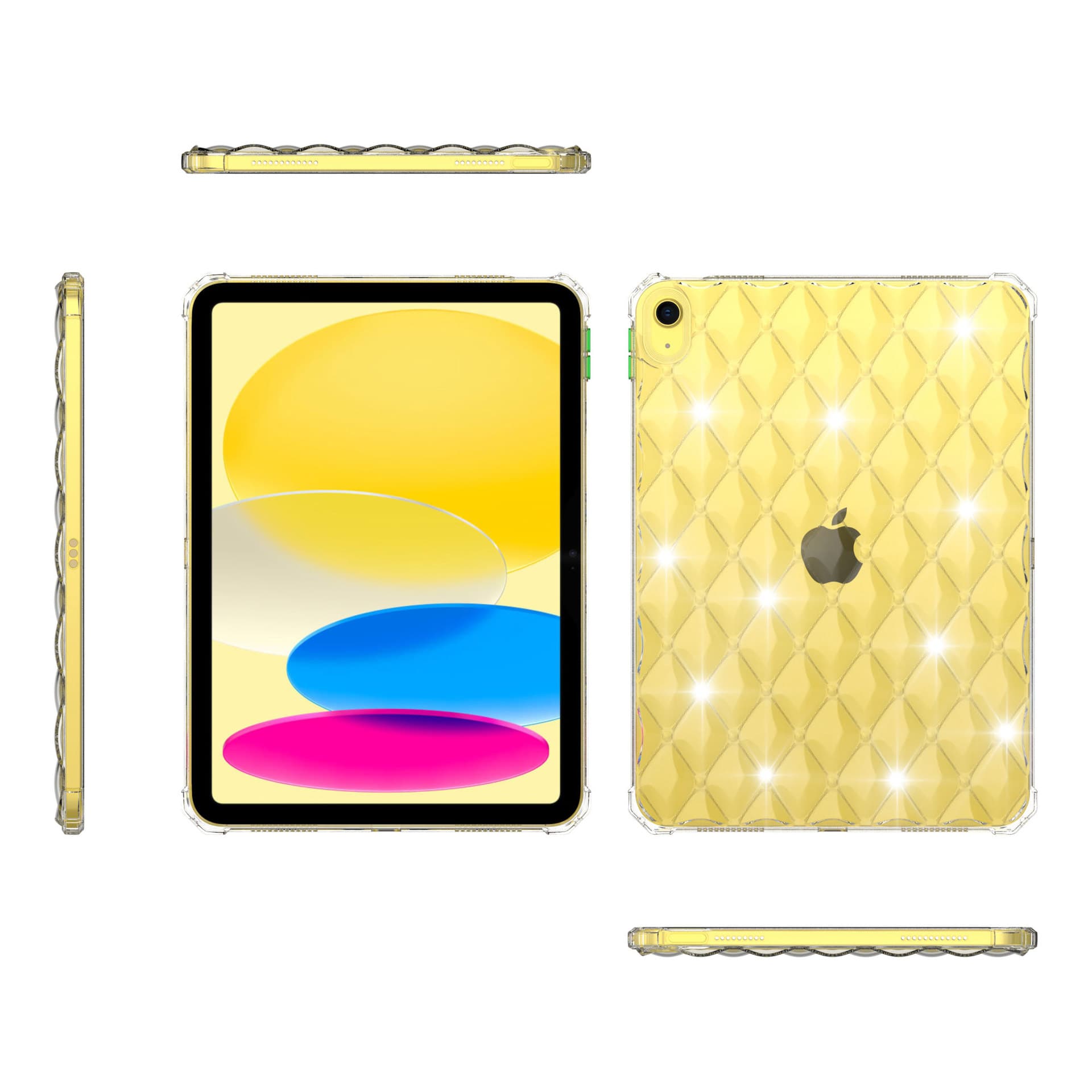 ipadカバー アイパッド第10世代用透明ソフトケース10.9インチ耐衝撃カバー