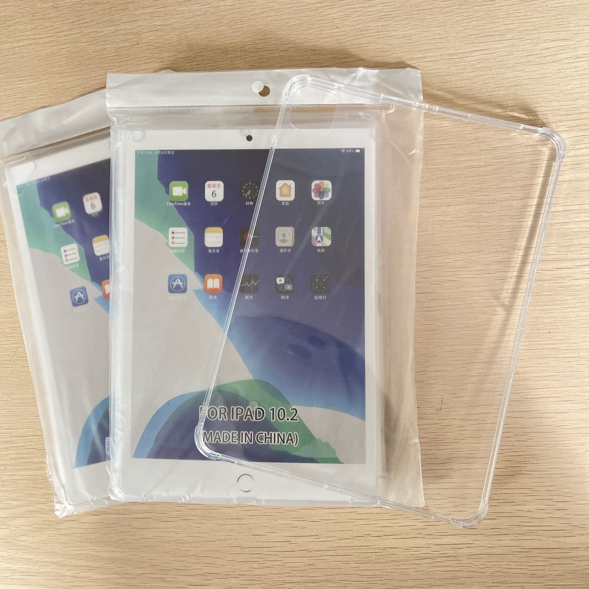 ipadカバー 透明四隅強化衝撃吸収タブレット保護ケース