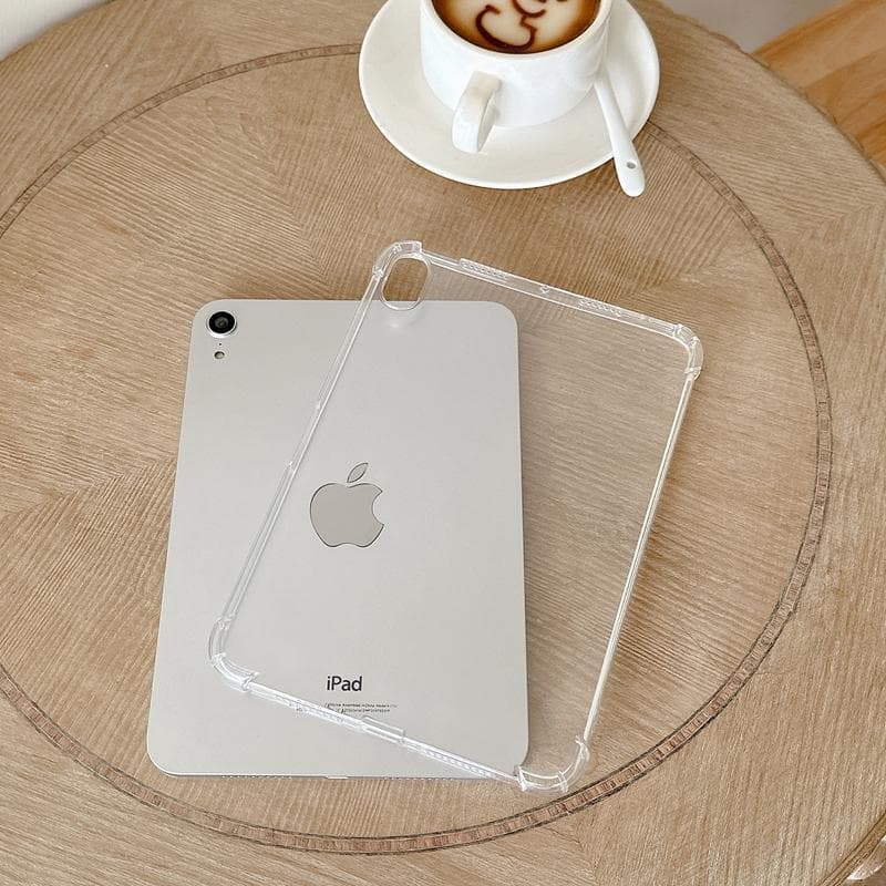 ipadカバー 透明四隅強化衝撃吸収タブレット保護ケース