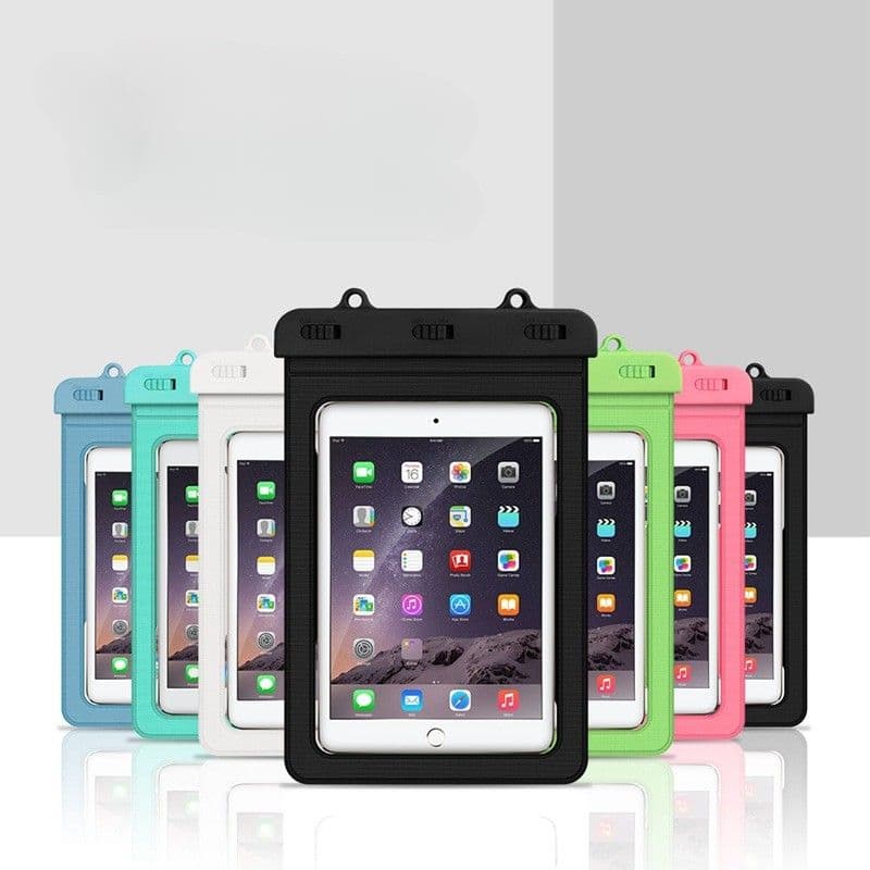 ipadカバー 透明窓付き完全防水タブレットケース