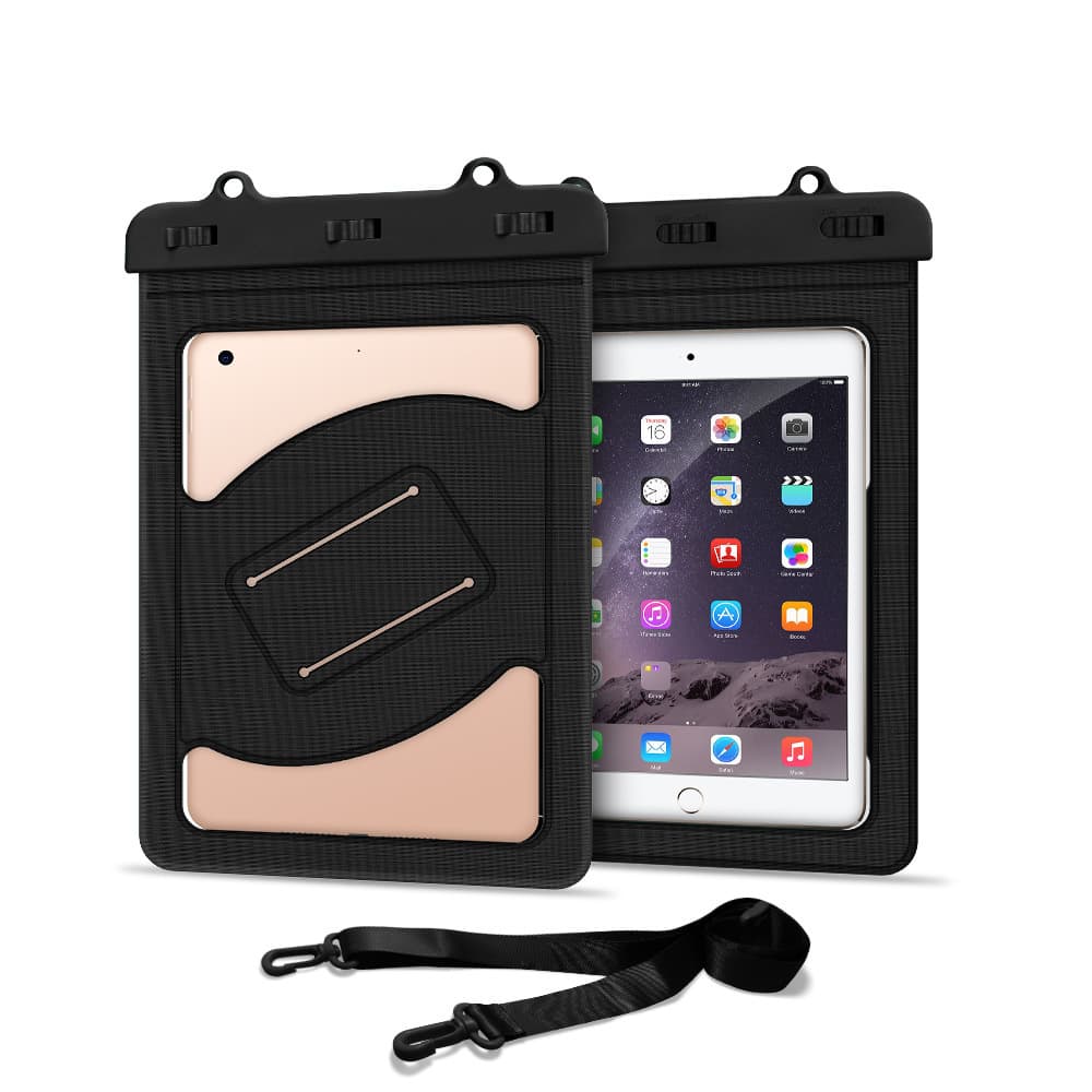 ipadカバー 透明窓付き完全防水タブレットケース